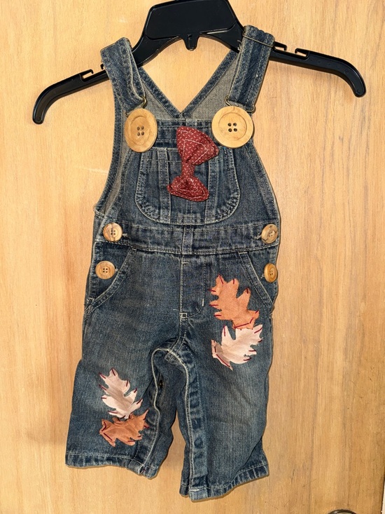 Genuine Kids From Oshkosh Other - Osh Kosh Overalls Handmade Scarecrow Halloween Costume 12 months